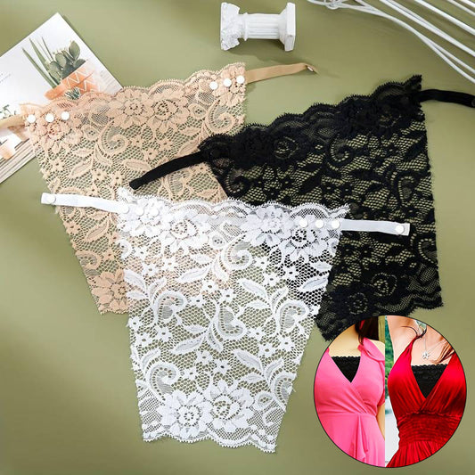 Dantelă Detașabilă Pentru Decolteu (Set de 3 culori)
